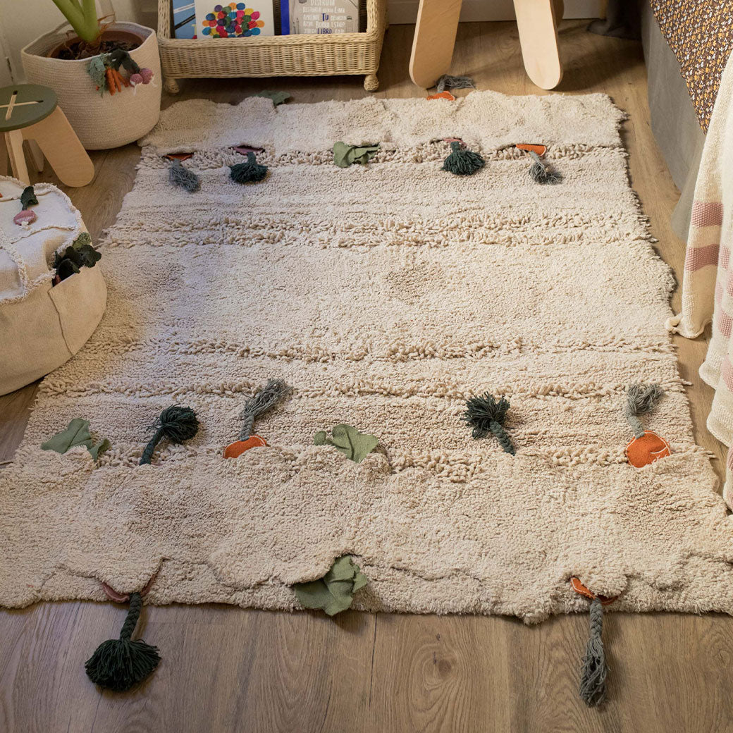 Veggie Garden Washable Rug