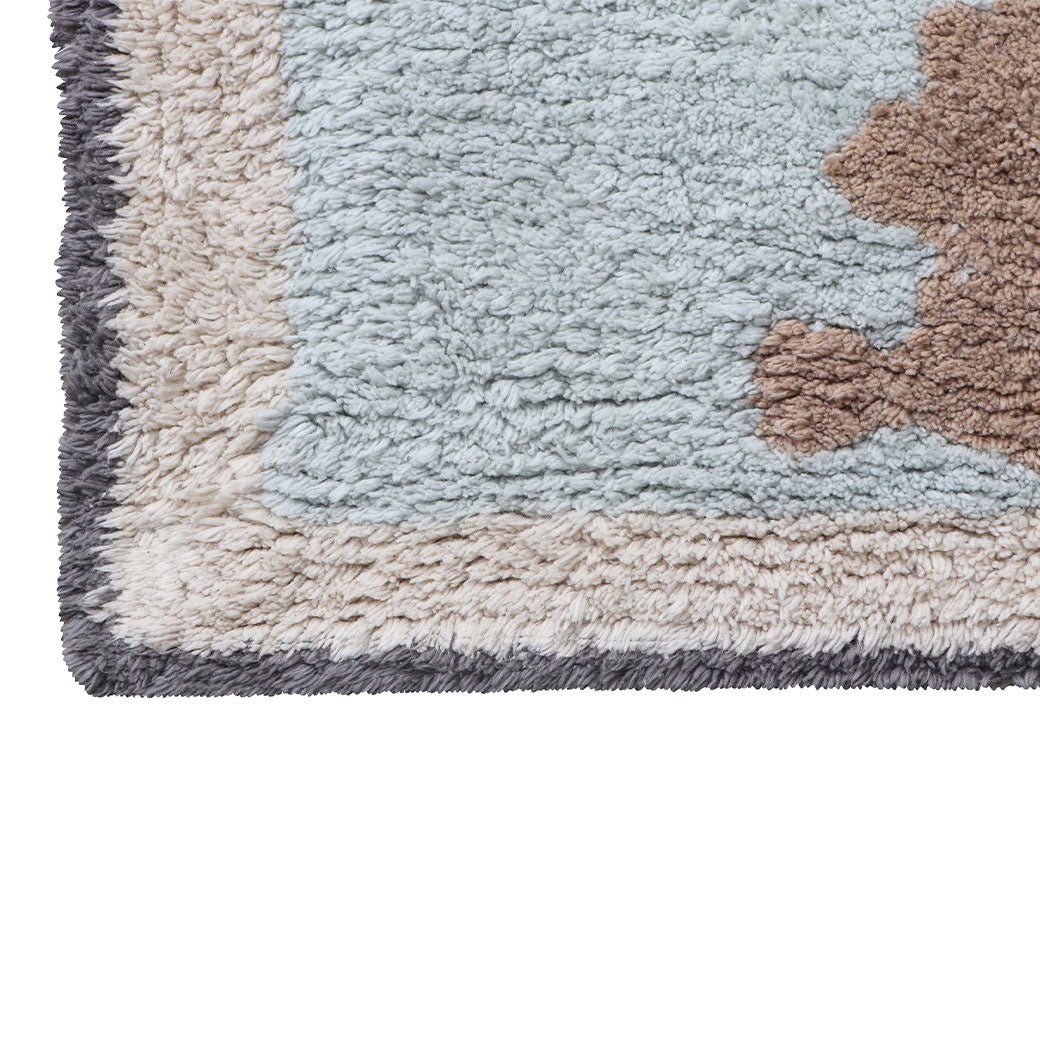 Vintage Map Washable Rug