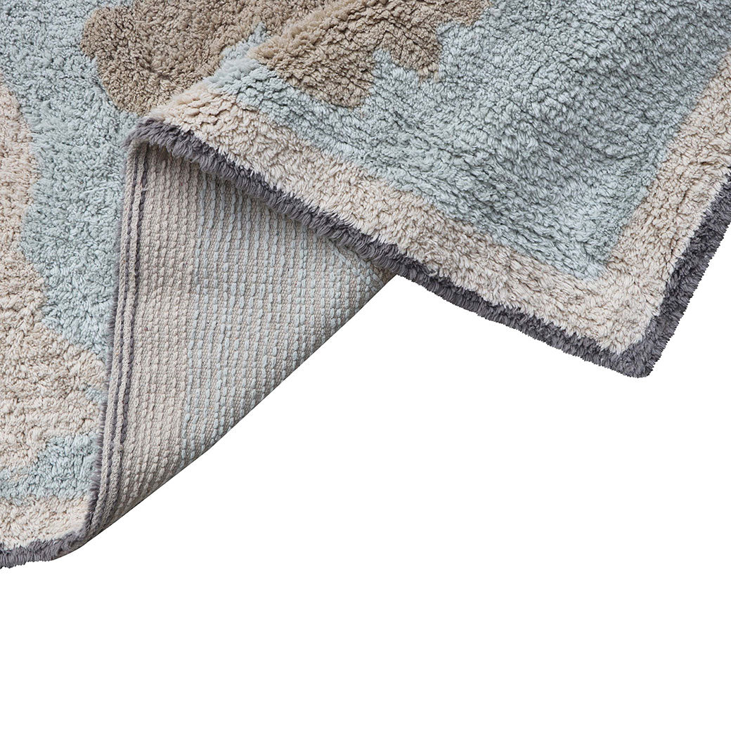 Vintage Map Washable Rug