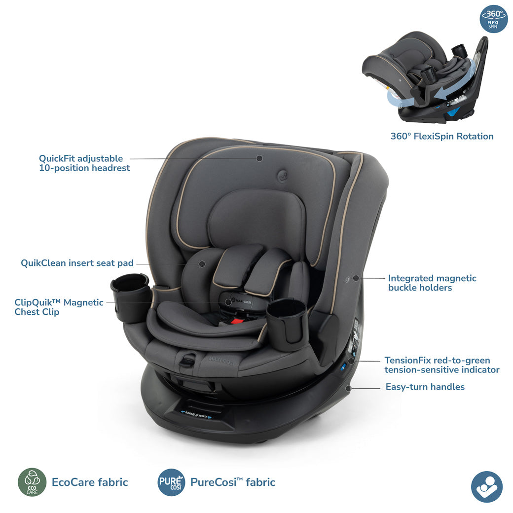 Andi 360 Rotating All-in-One Convertible Car Seat