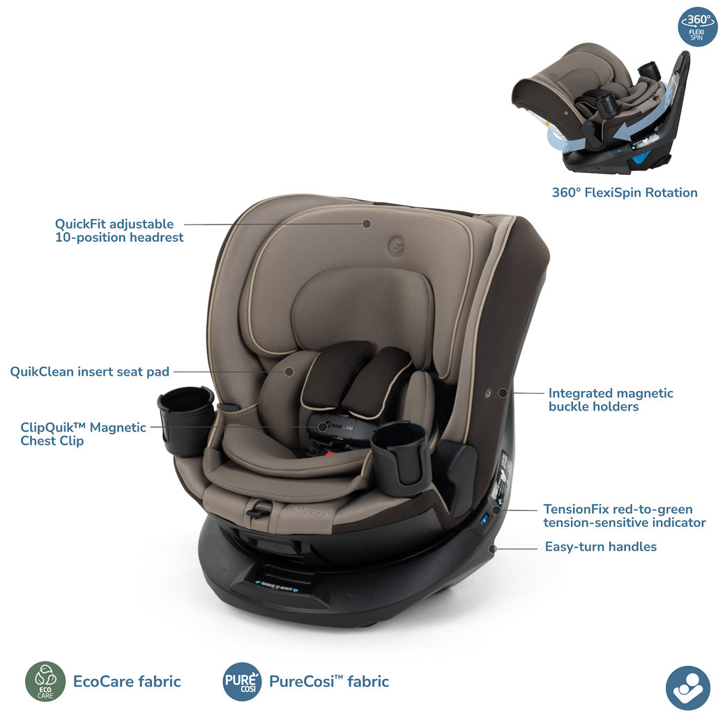 Andi 360 Rotating All-in-One Convertible Car Seat