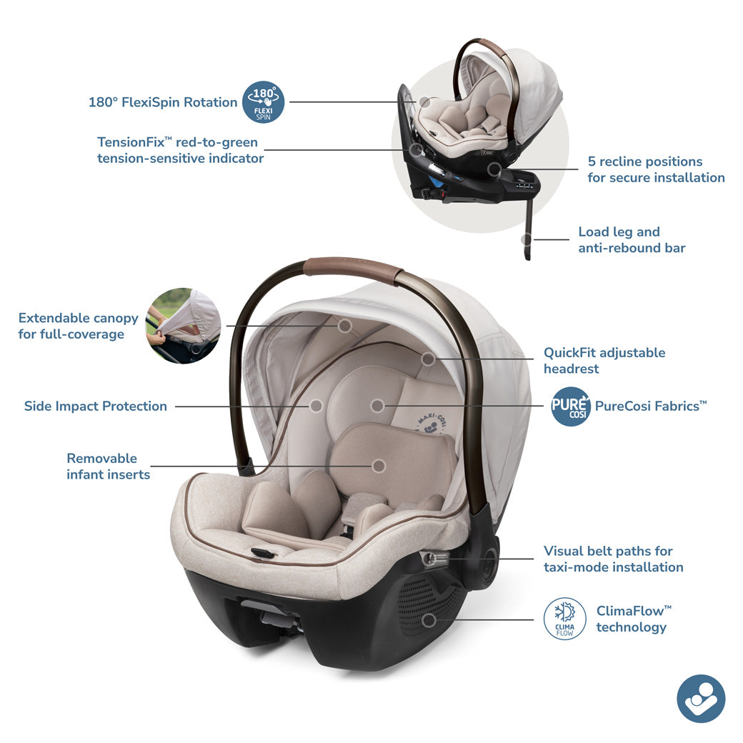 maxi cosi 180 Maxi-Cosi Peri 180 Rotating Infant Car Seat