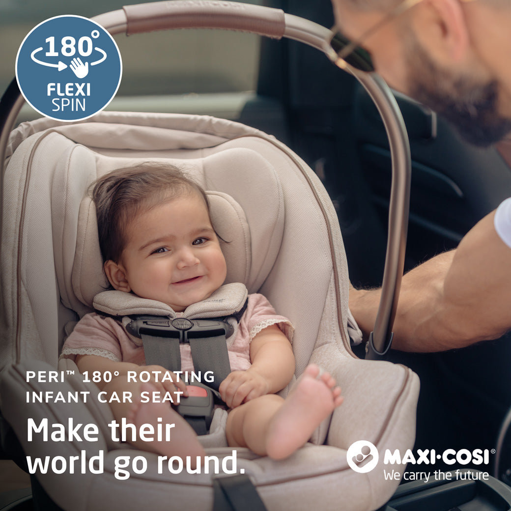 maxi cosi peri 180 car seat Maxi-Cosi Peri 180 Rotating Infant Car Seat, Desert Wonder