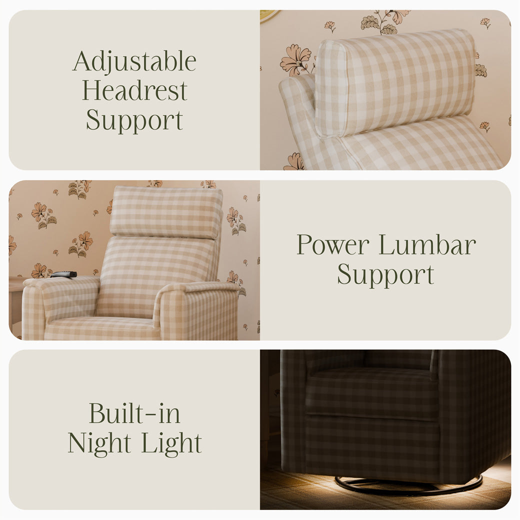 Willa Deluxe Power Recliner & Swivel Glider with Heat and Massage