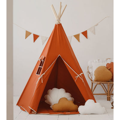 Cotton Teepee Tent & Mat Set
