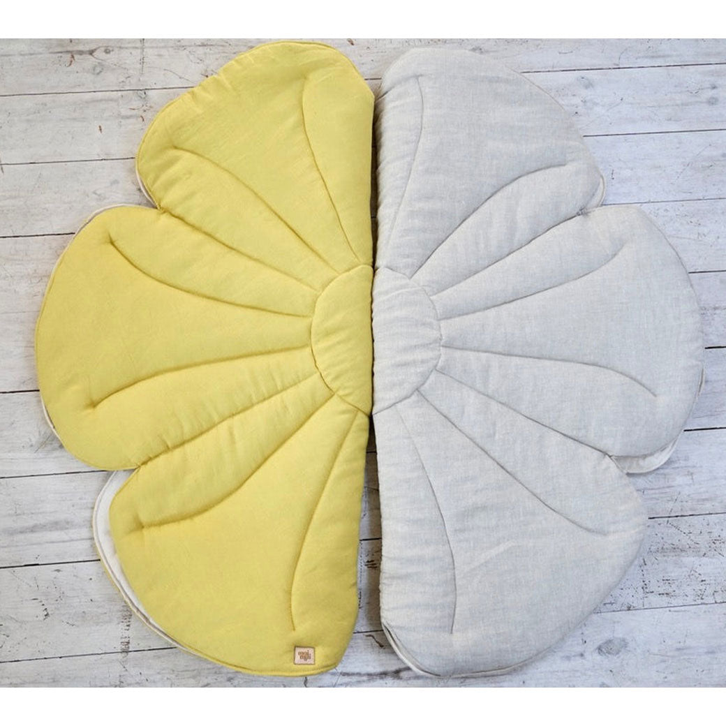 Linen Flower Mat