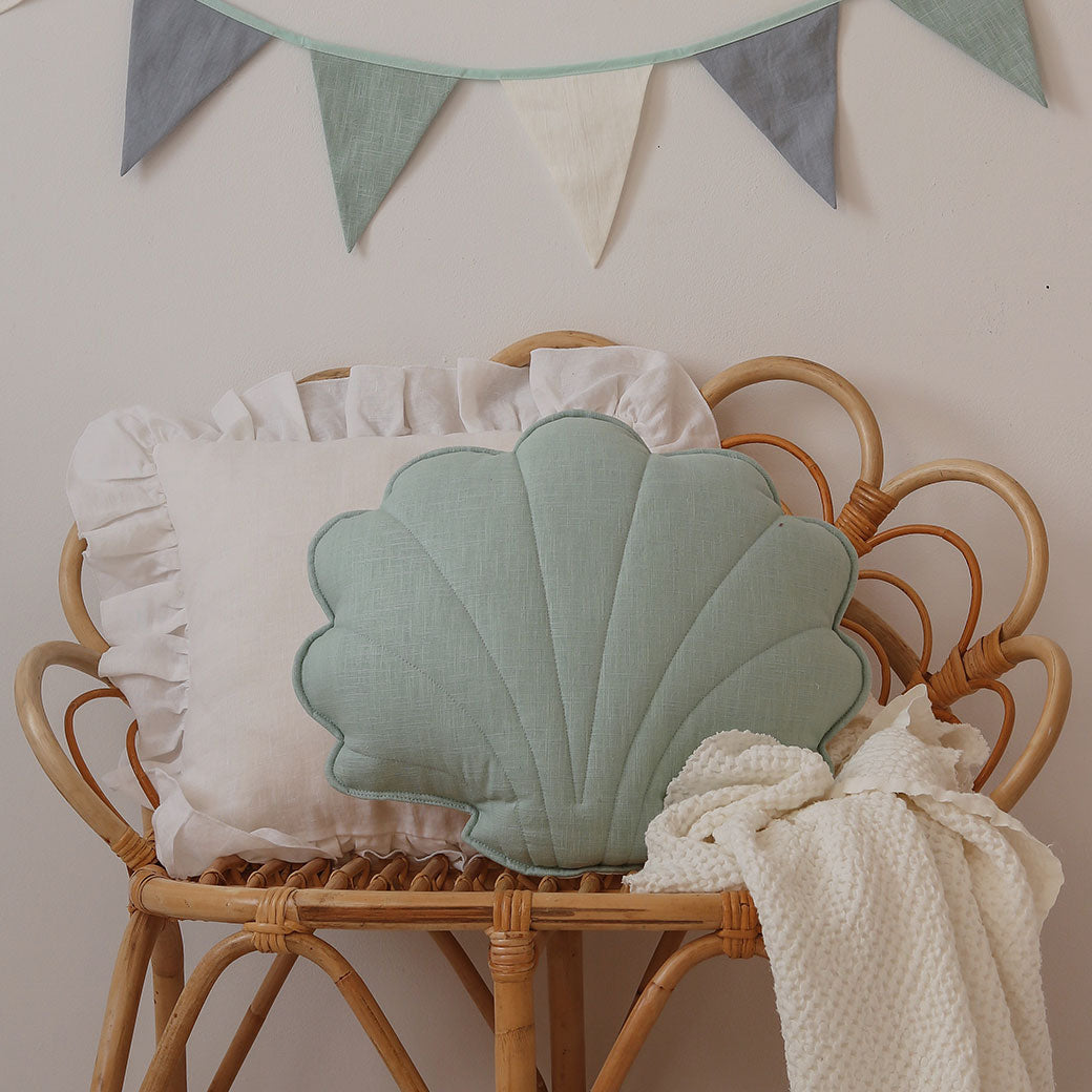 Linen Shell Pillow