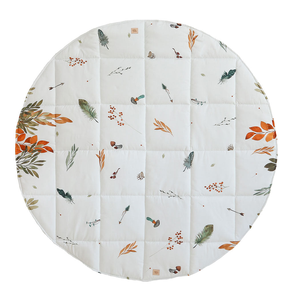 Round Cotton Mat with Pattern