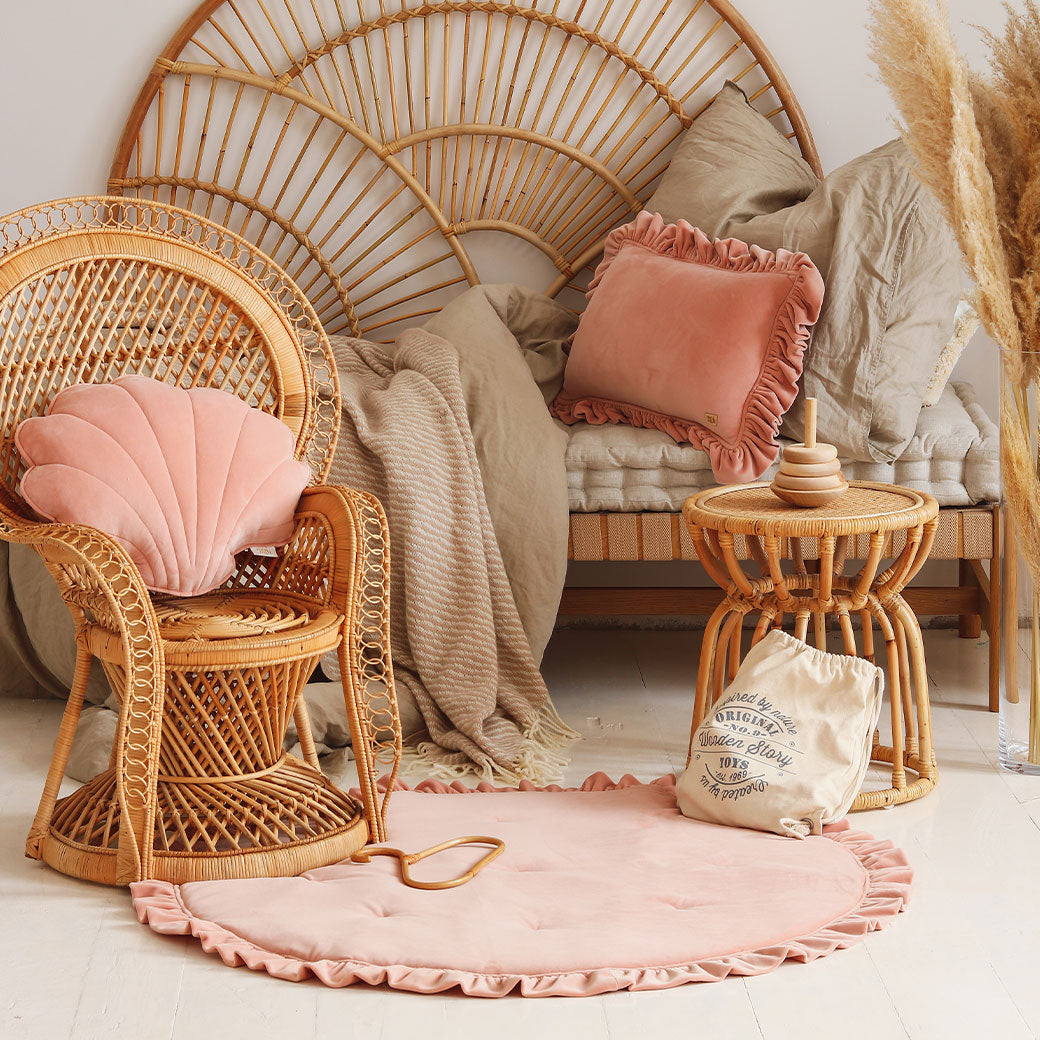 Round Mat with Frill