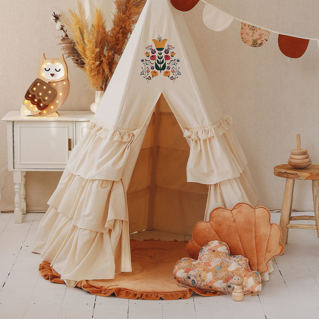 Round Mat with Frill