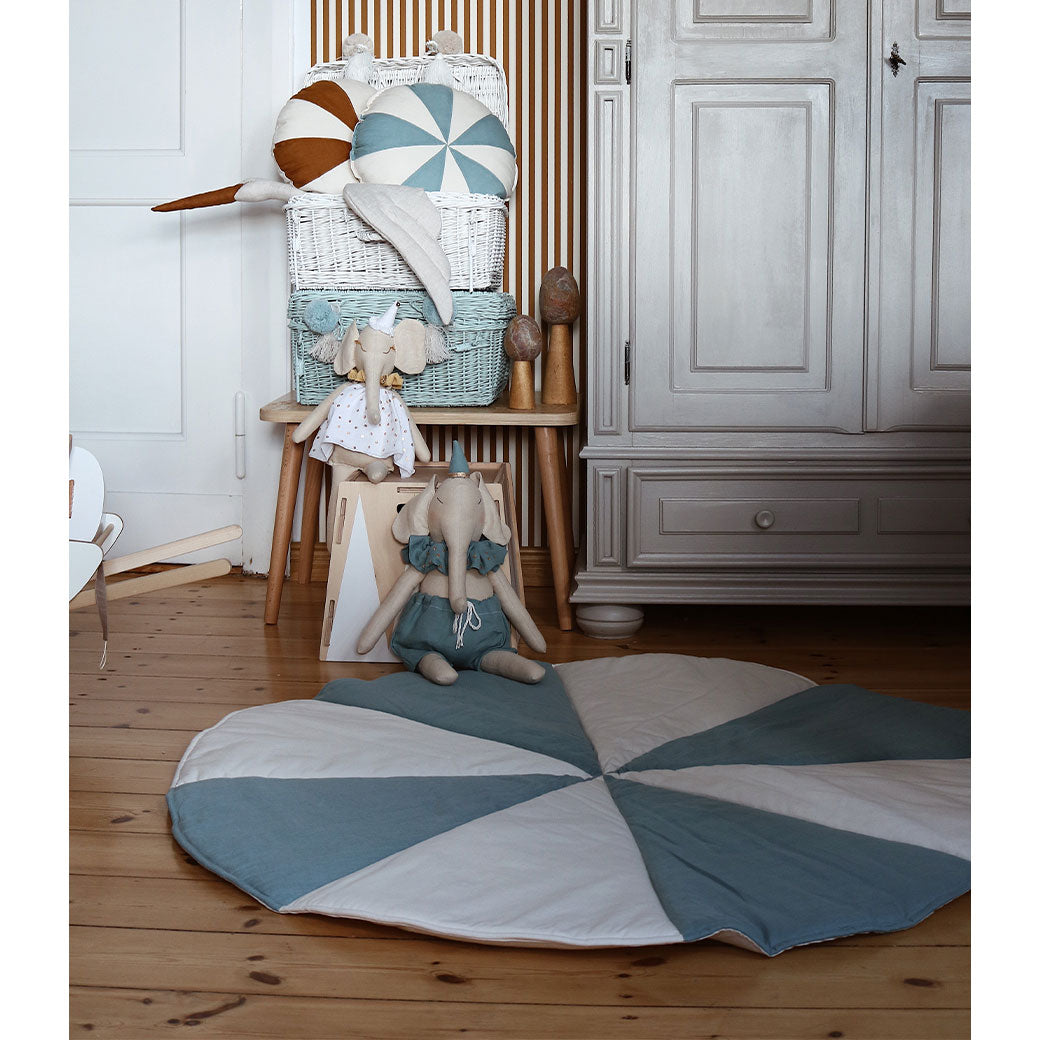 Round Patchwork Mat