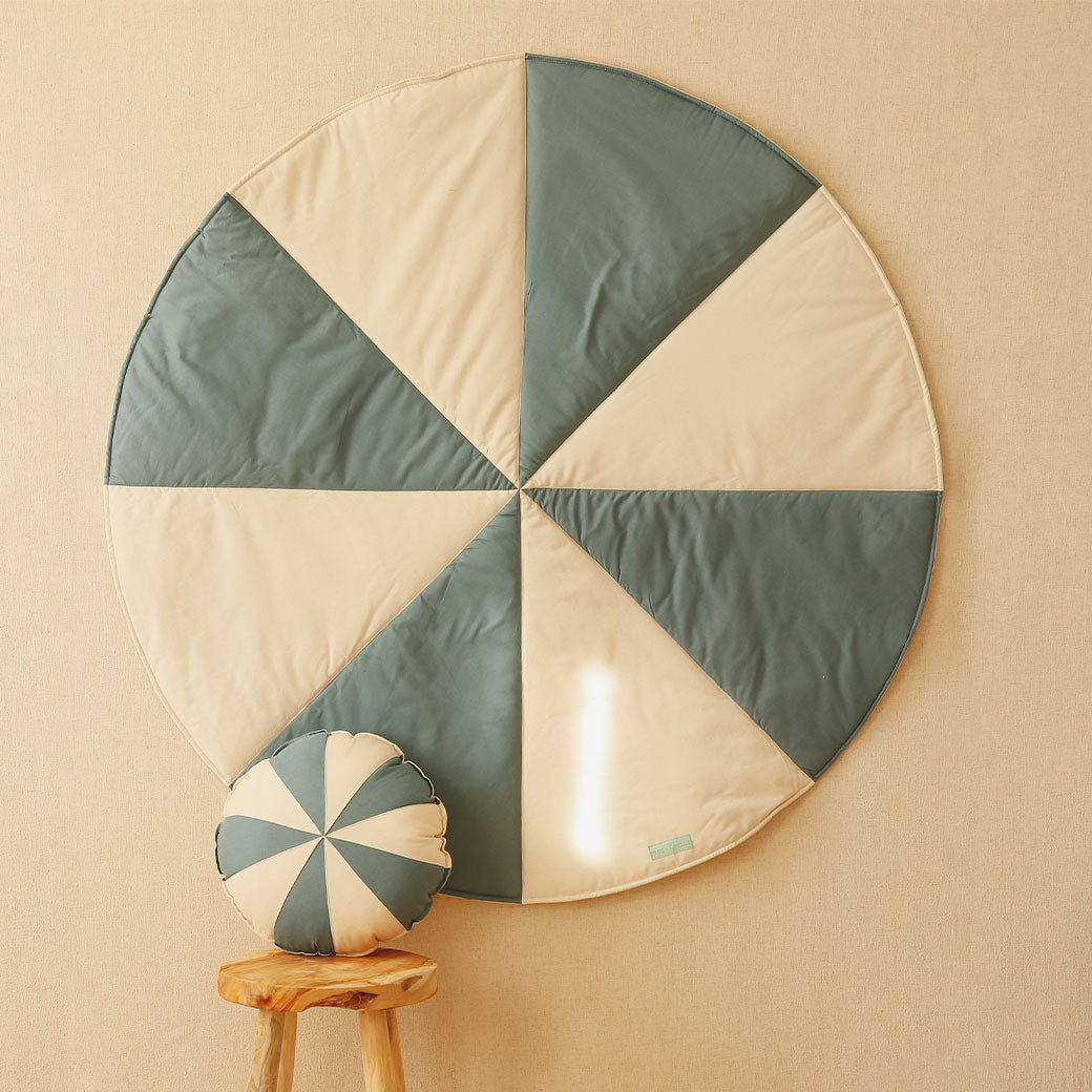 Round Patchwork Pillow