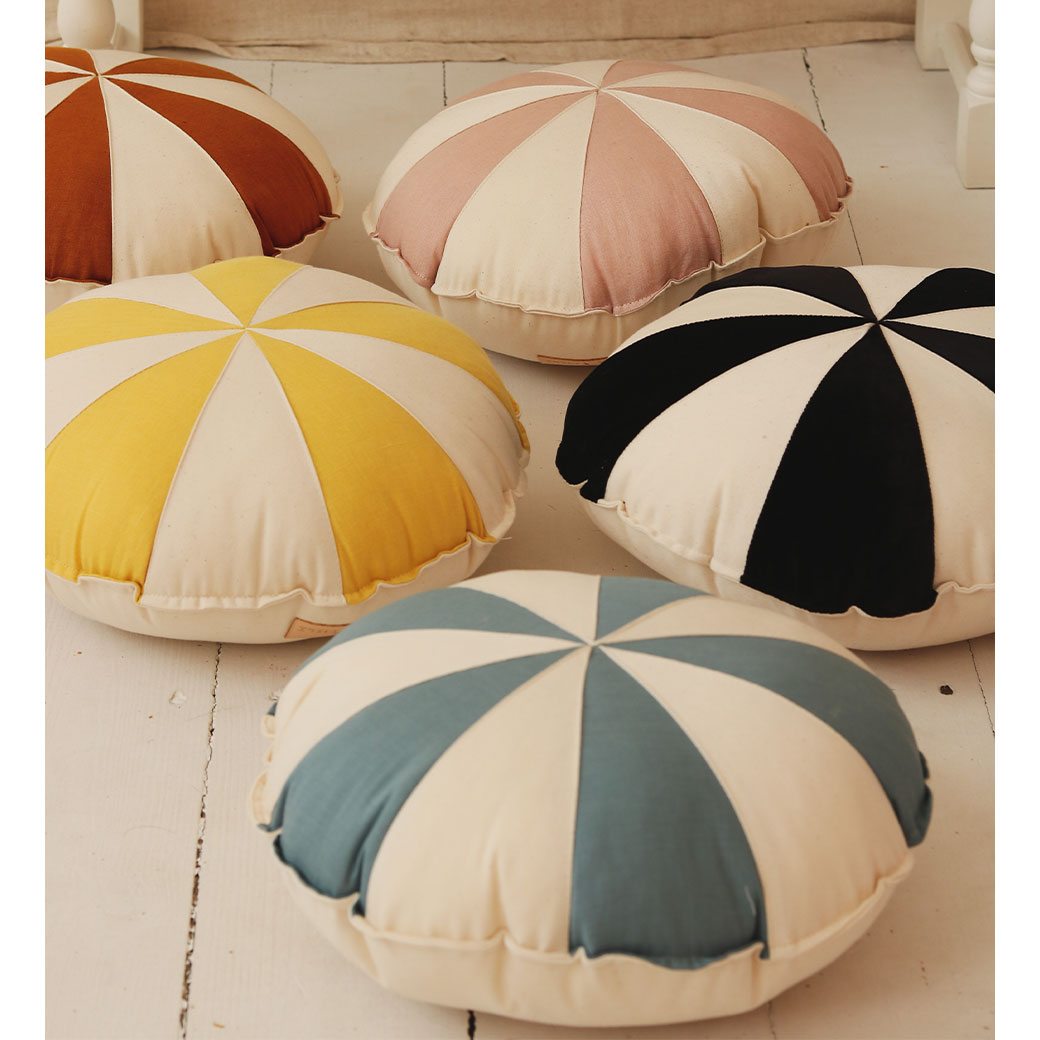 Round Patchwork Pillow