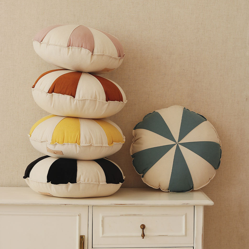 Round Patchwork Pillow