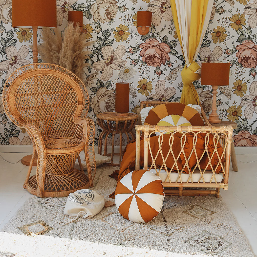 Round Patchwork Pillow