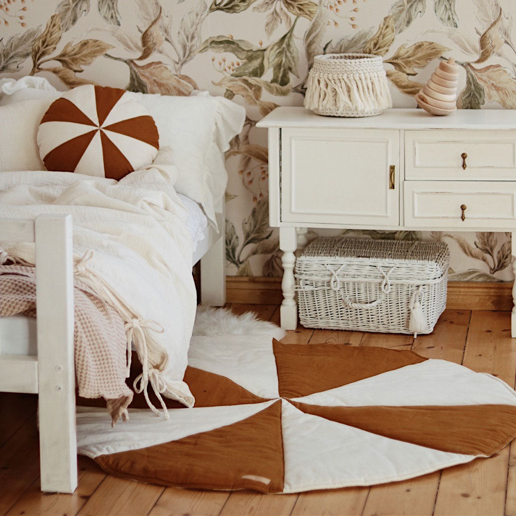 Round Patchwork Pillow