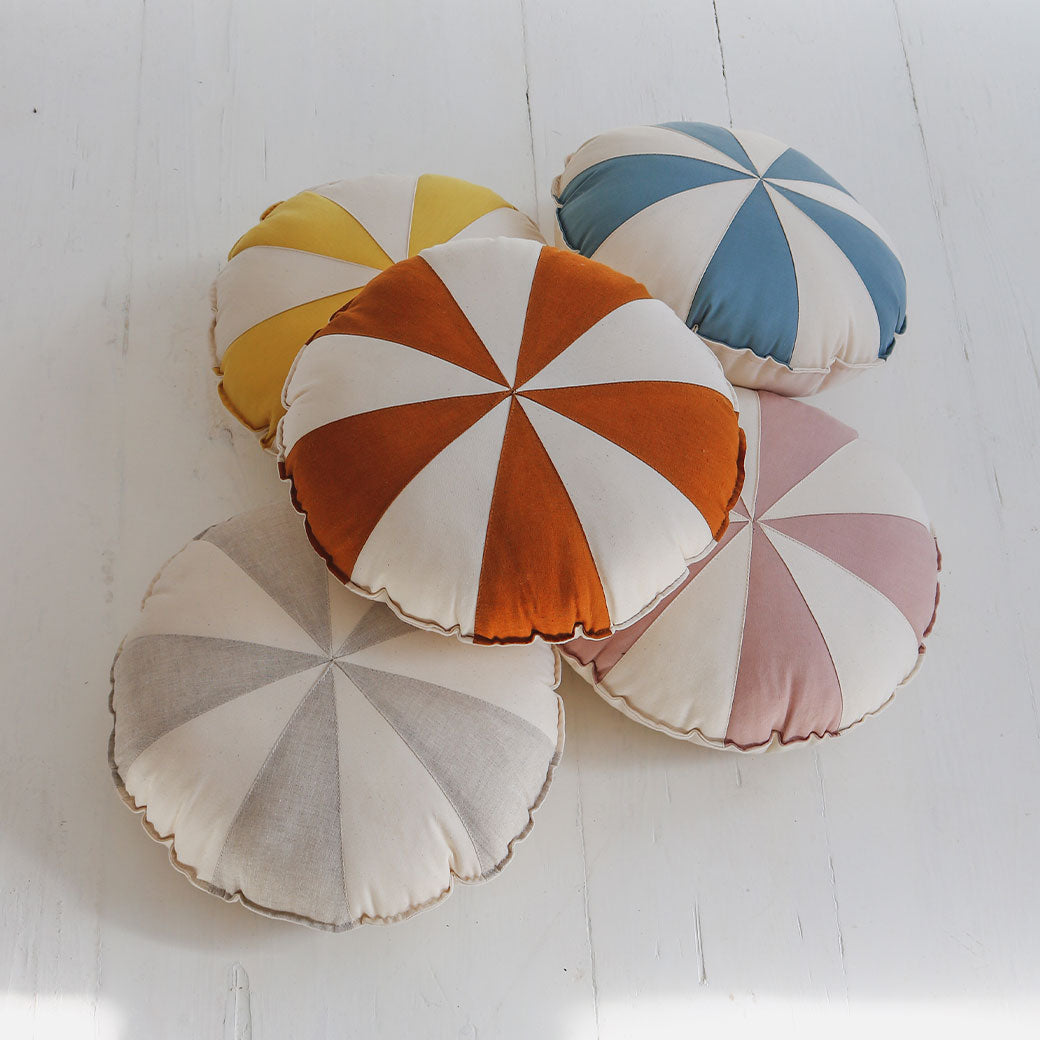 Round Patchwork Pillow