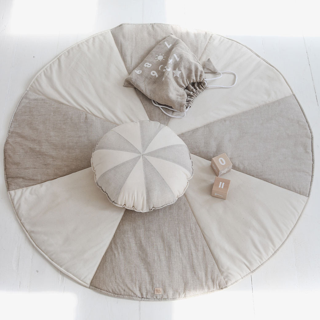 Round Patchwork Pillow