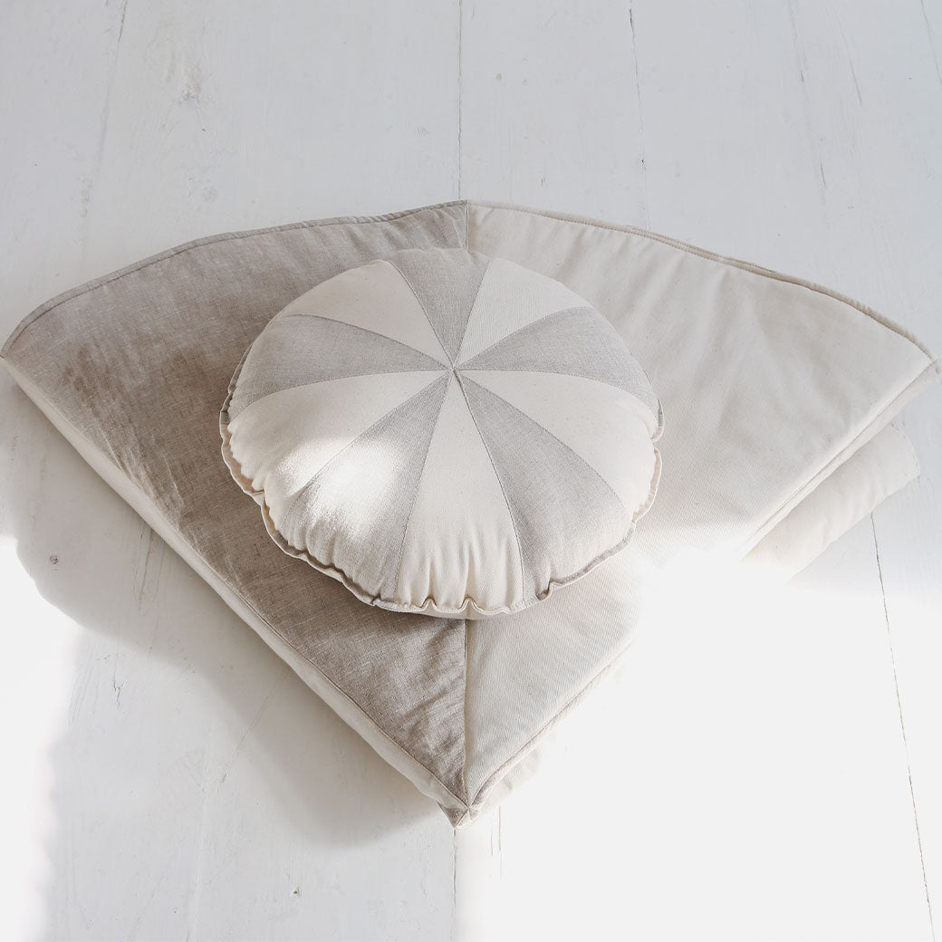 Round Patchwork Pillow