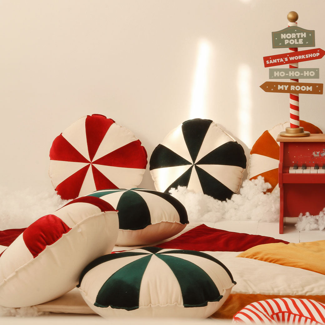 Round Patchwork Pillow