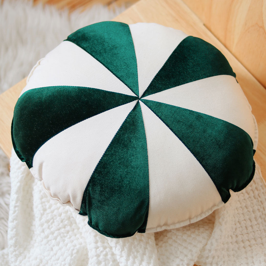 Round Patchwork Pillow
