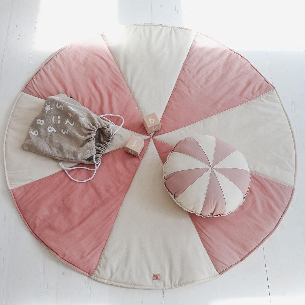 Round Patchwork Pillow
