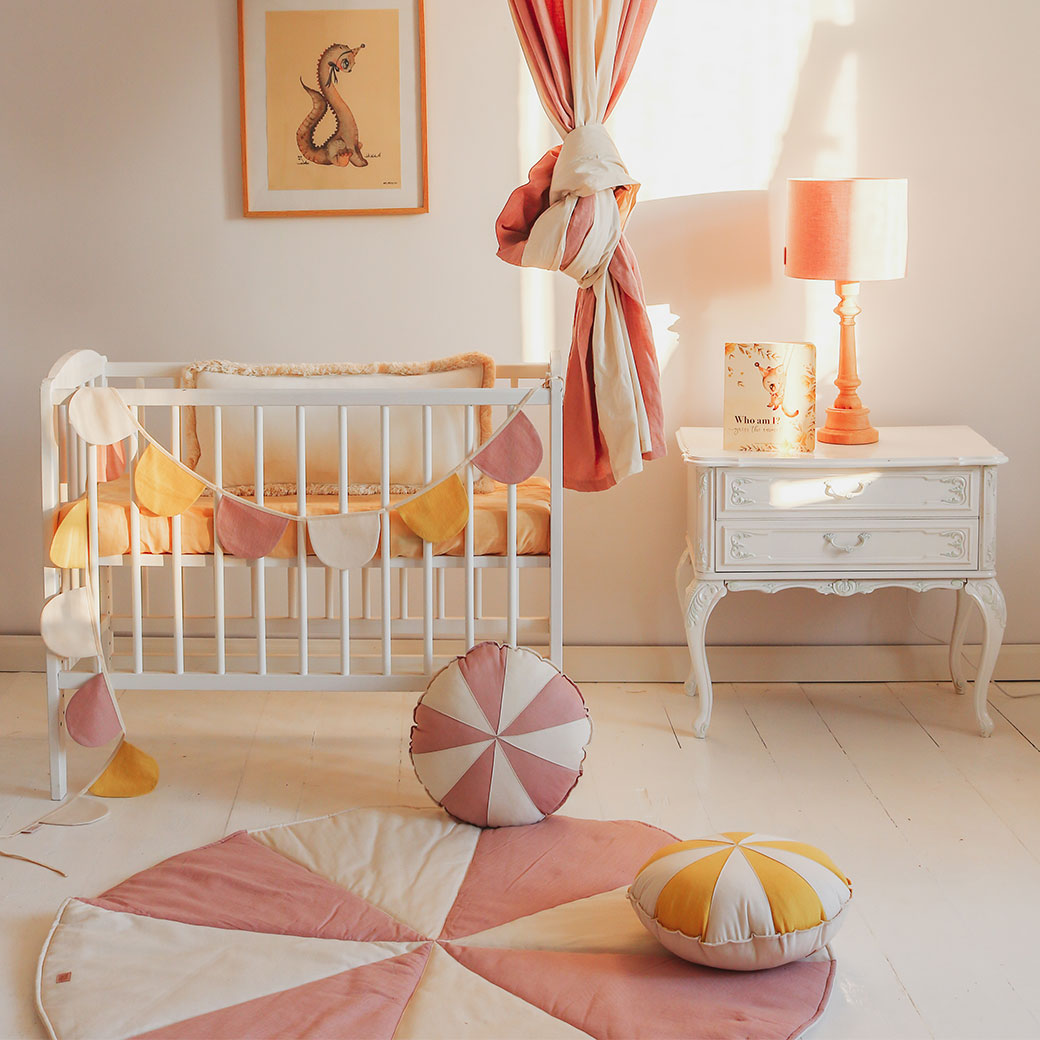 Round Patchwork Pillow