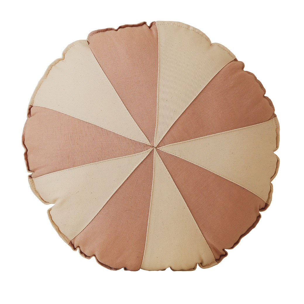 Round Patchwork Pillow