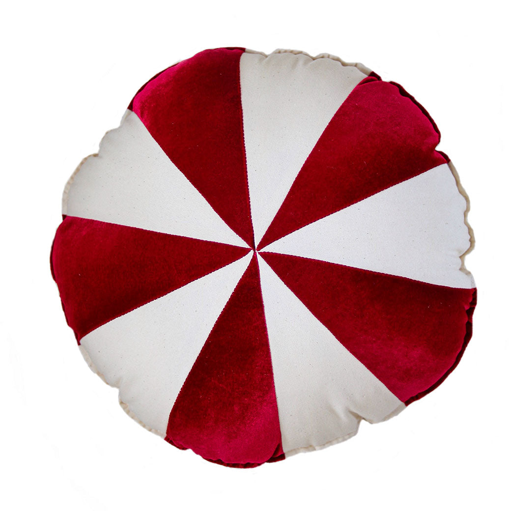 Round Patchwork Pillow