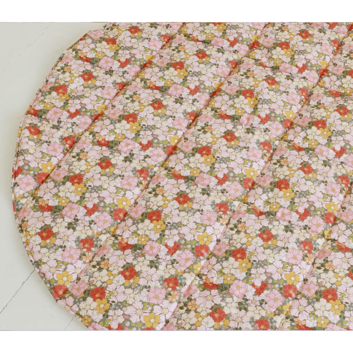 Round Cotton Mat with Pattern