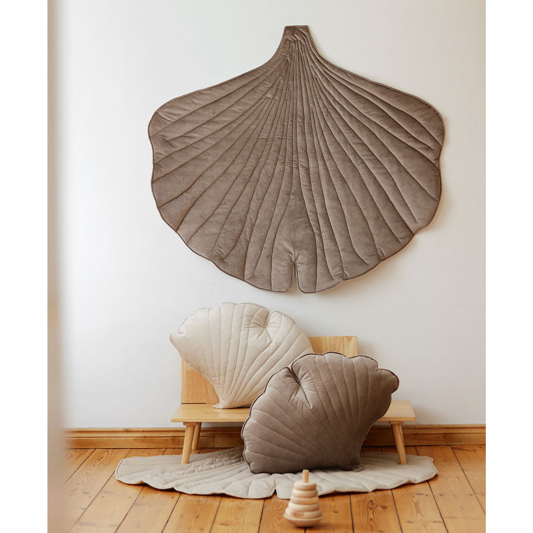 Velvet Ginkgo Leaf Mat