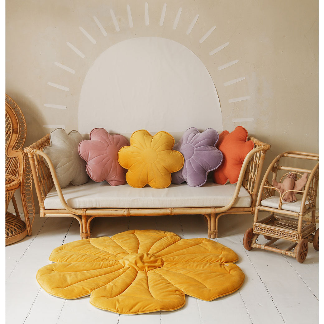 Velvet Flower Mat