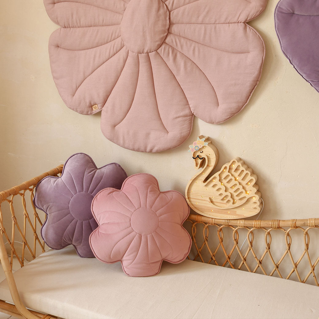 Velvet Flower Pillow