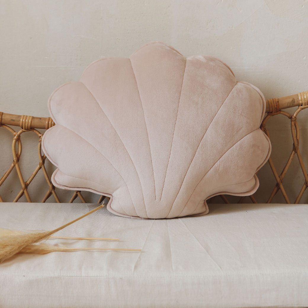 Shell Billow Moi Mili Velvet Shell Pillow | Modern Nursery™