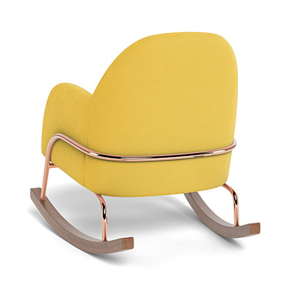 Monte Jackie Rocker in -- Color_Yellow Microfiber _ Rose Gold Copper