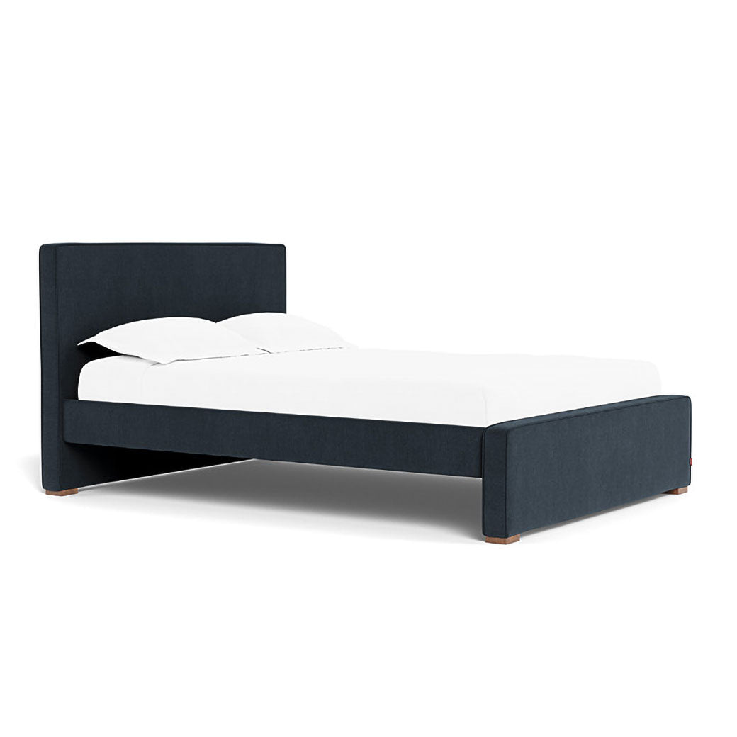 Left side view of Monte Dorma Queen/King Bed in -- Color_Performance Heathered Deep Navy _ No