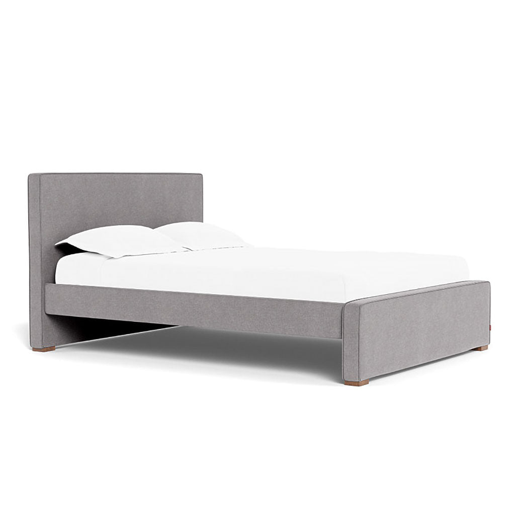 Left side view of Monte Dorma Queen/King Bed in -- Color_Performance Heathered Pebble Grey _ No