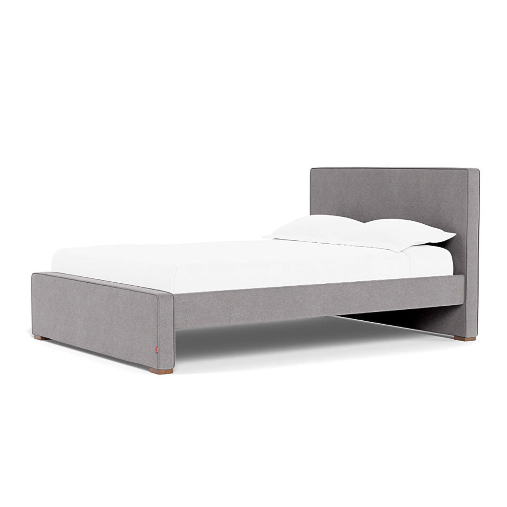 Right side view of Monte Dorma Queen/King Bed in -- Color_Performance Heathered Pebble Grey _ No