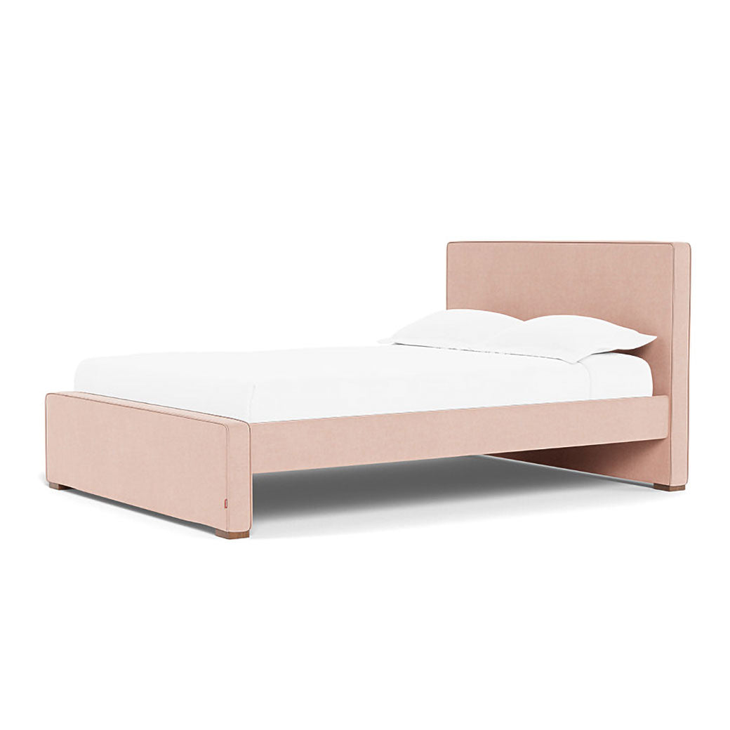 Right side view of Monte Dorma Queen/King Bed in -- Color_Performance Heathered Petal Pink _ No