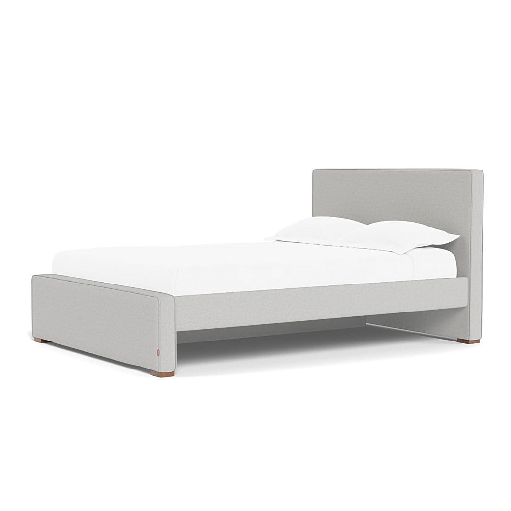 Right side of Monte Dorma Queen/King Bed in -- Color_Performance Heathered Fog Grey _ 1 Trundle Bed