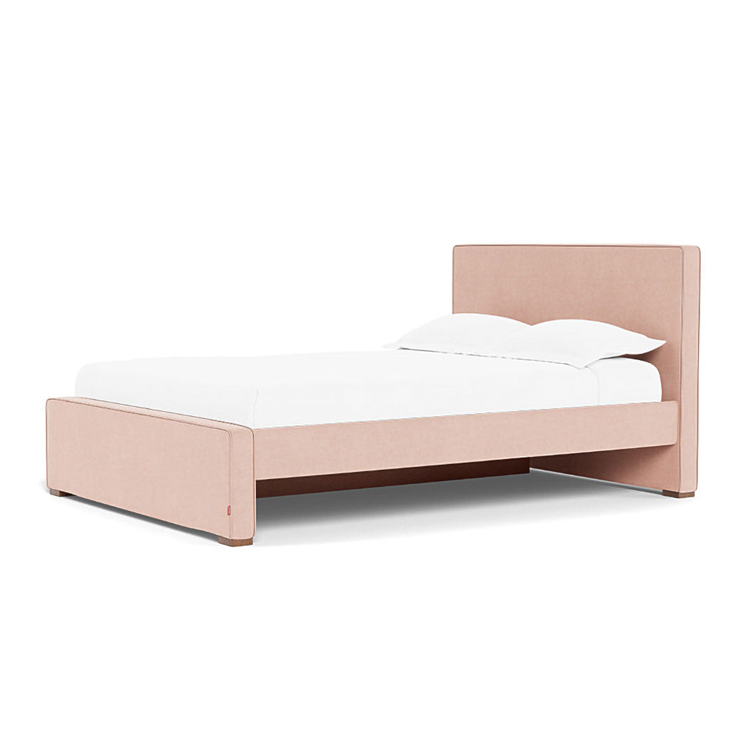Right side of Monte Dorma Queen/King Bed in -- Color_Performance Heathered Petal Pink _ 1 Trundle Bed
