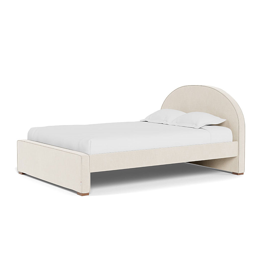 Right side view of Monte Luna Queen/King Bed with no trundle in -- Color_Performance Heathered Dune _ No