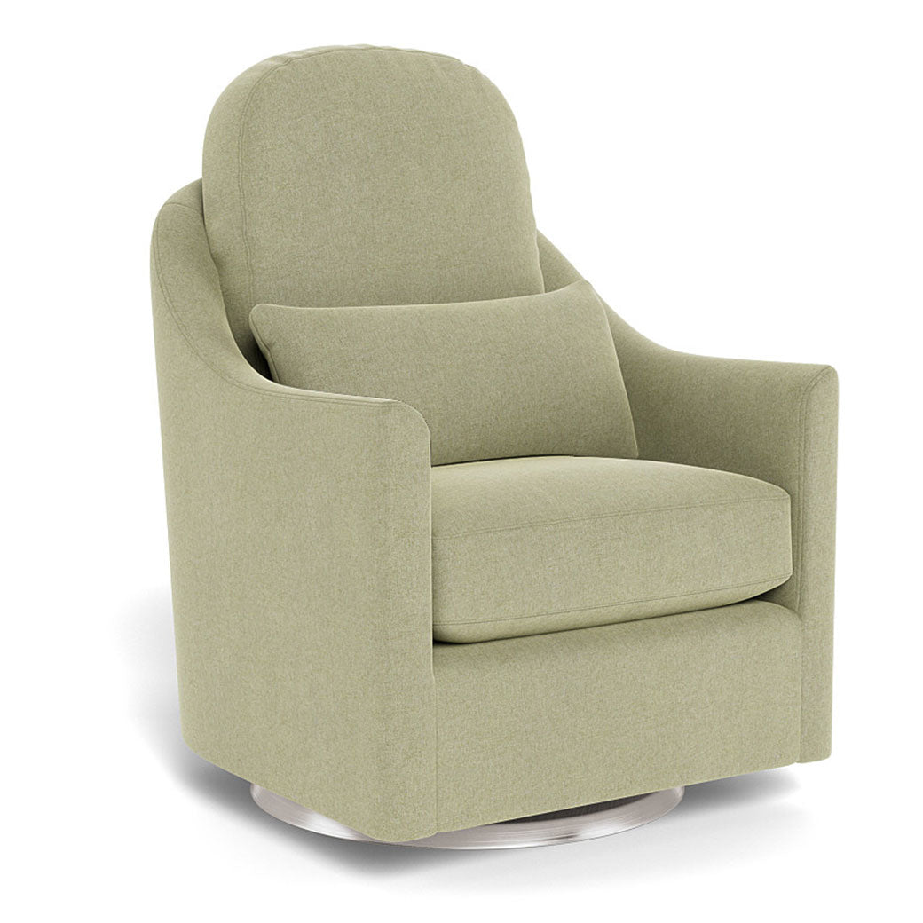 Monte Nessa Glider in -- Color_Sage Green _ Stainless Steel Swivel