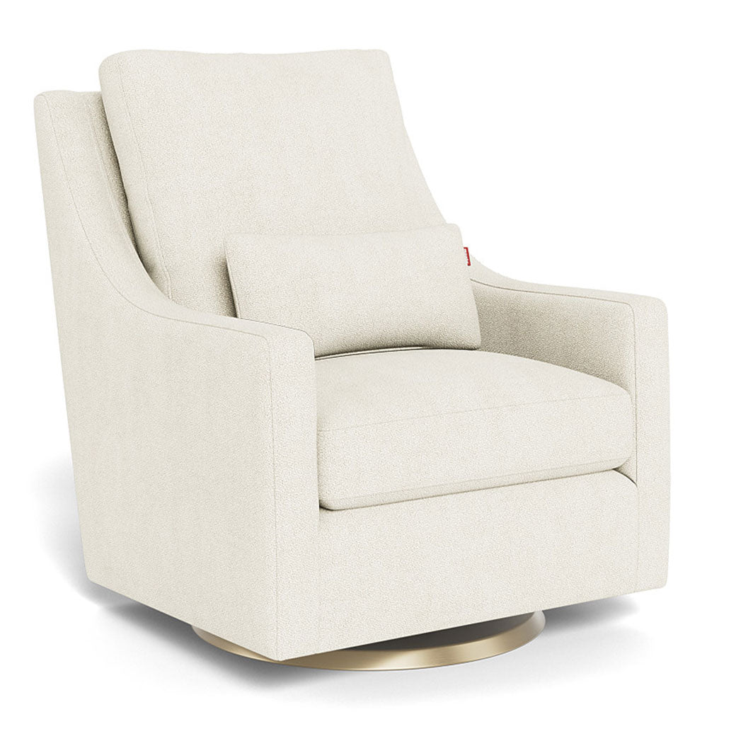 Monte Vera Glider in -- Color_Ivory Boucle _ Gold Swivel