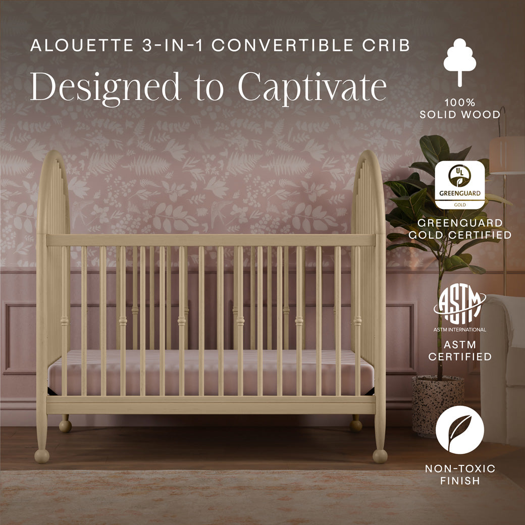 Alouette 3-in-1 Convertible Spindle Crib