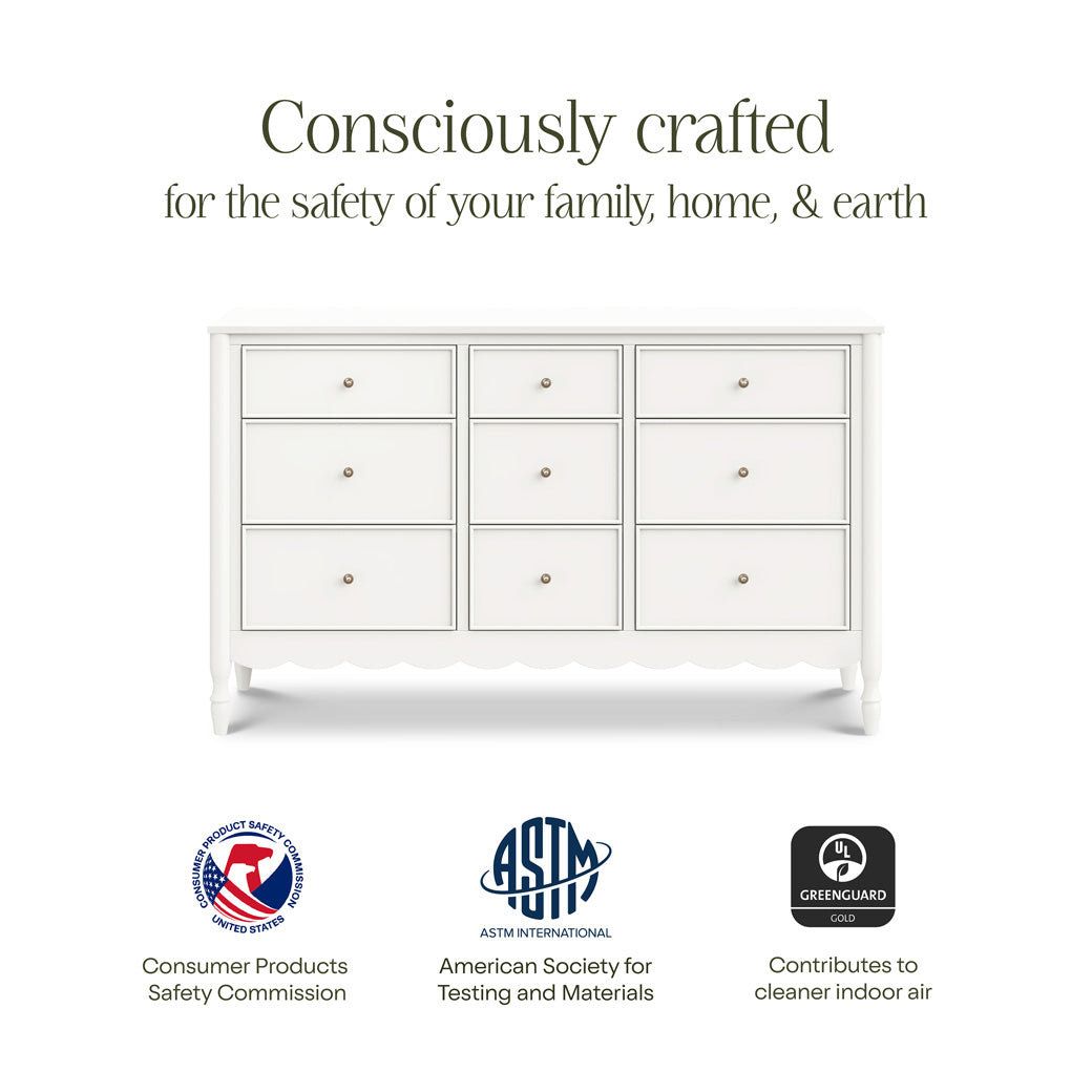 Ambrosia 9-Drawer Assembled Dresser