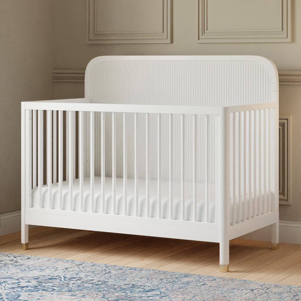 Namesake Brimsley 4-in-1 Convertible Crib in a room in -- Color_Warm White
