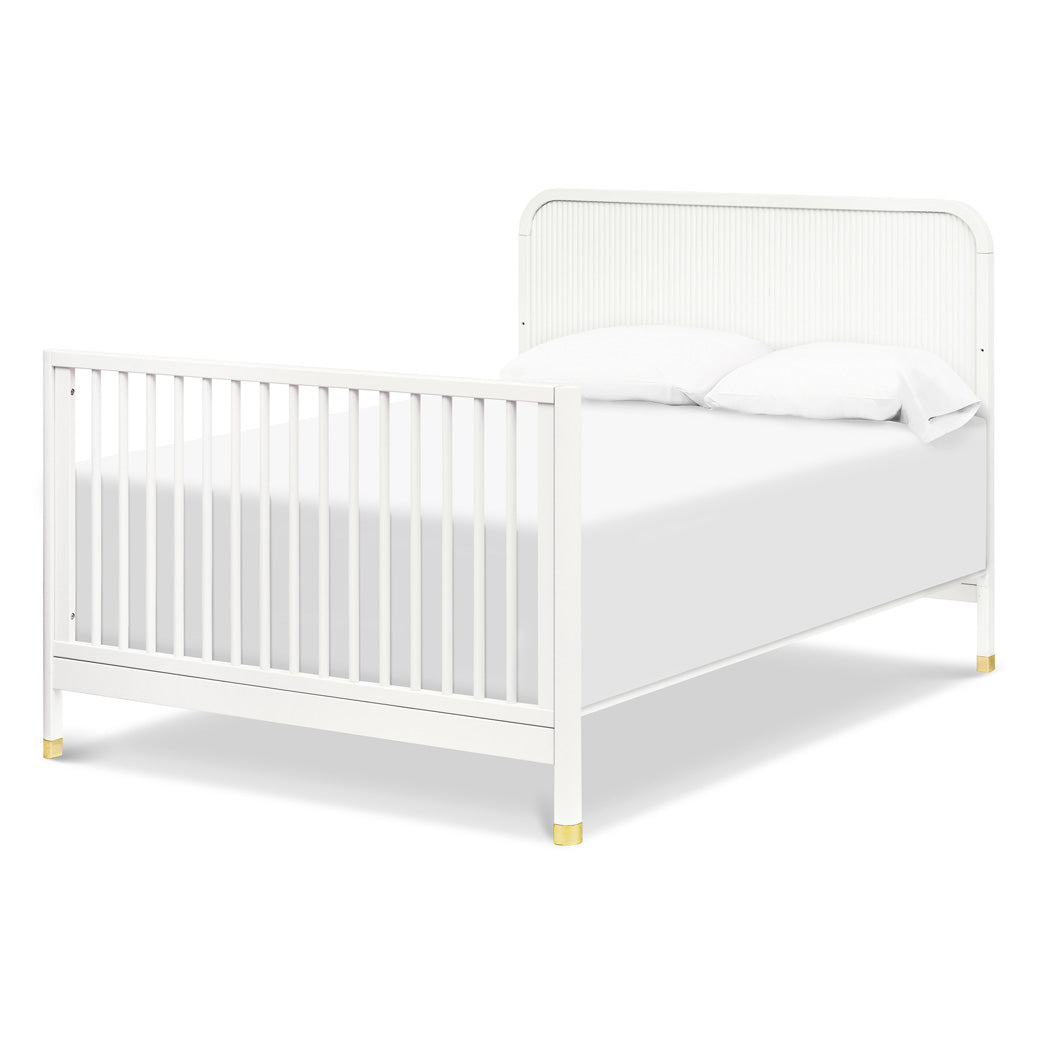 Namesake Brimsley 4-in-1 Convertible Crib as full-size bed in -- Color_Warm White