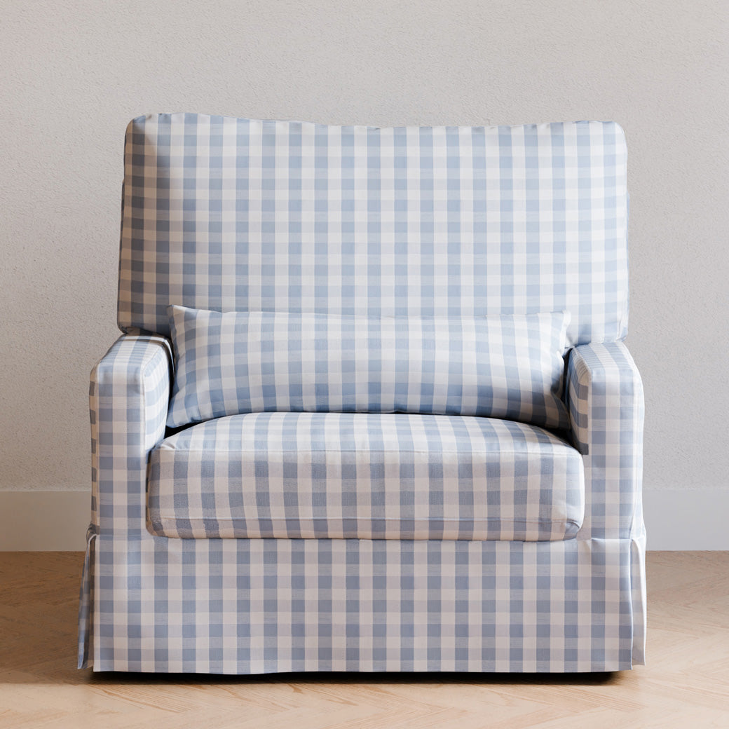 Crawford Pillowback Chair-And-A-Half Comfort Swivel Glider