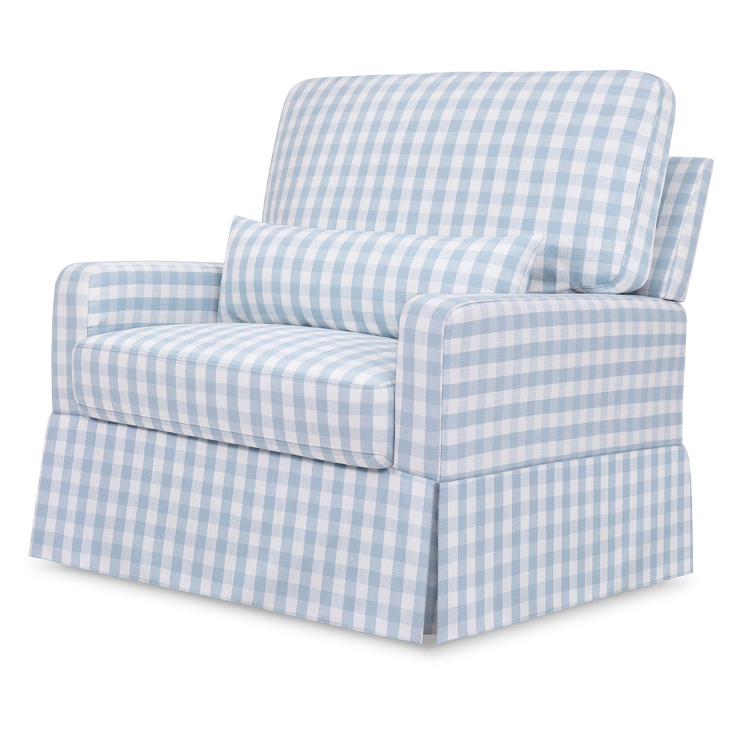 Crawford Pillowback Chair-And-A-Half Comfort Swivel Glider